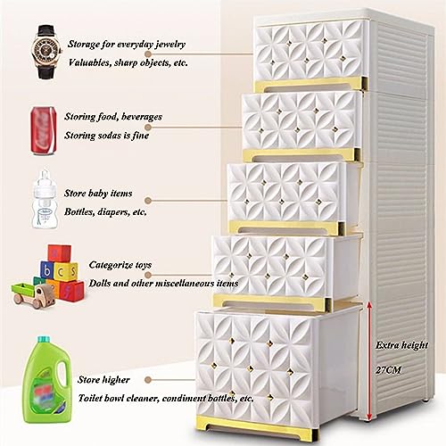 Narrow Bathroom Removable Medicine Cabinet Tall Corner Cabinet with Storage Drawers and Casters, Side Cabinet Crevice Shelf for Kitchen, Living Room, Laundry Room, Bedroom - Image 6