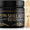 Shilajit Pure Himalayan Organic Shilajit Resin – Himalayan Shilajit Supplement- Maximum Potency and Pure Shilajit for Men, Gold Grade Natural Shilajit with 85+ Trace Minerals and Fulvic Acid – 60g