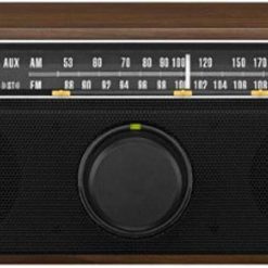 Alternative view of Sangean WR-12BT AM/FM/Bluetooth/AUX-In Stereo Analog Wooden Cabinet Radio (Dark Walnut)