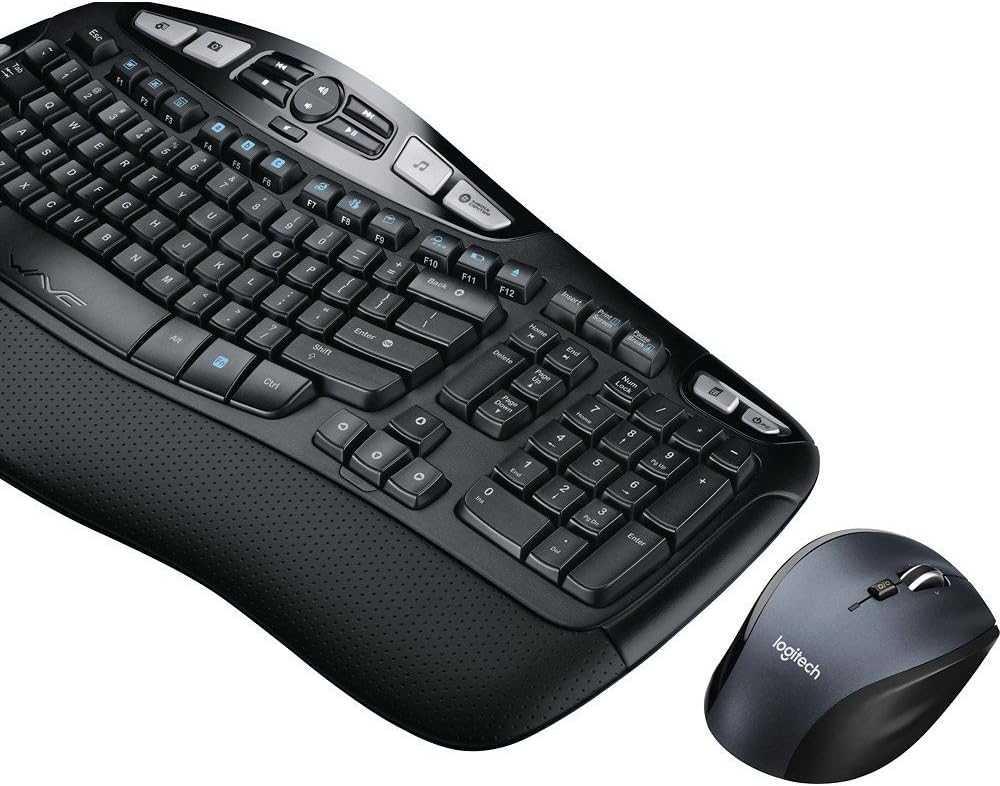 Logitech – MK570 Comfort Wave Wireless Keyboard and Optical Mouse (Renewed) - Image 3
