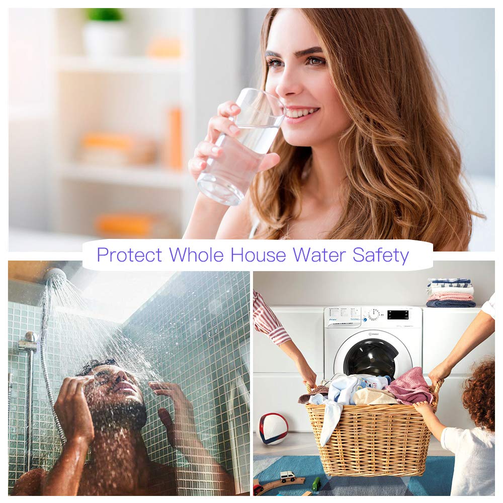 HQUA-OWS-12 Ultraviolet Water Purifier Sterilizer Filter for Whole House 12GPM 110V 40W Model HQUA-UV-12GPM + 1 Extra UV Tube - Image 7