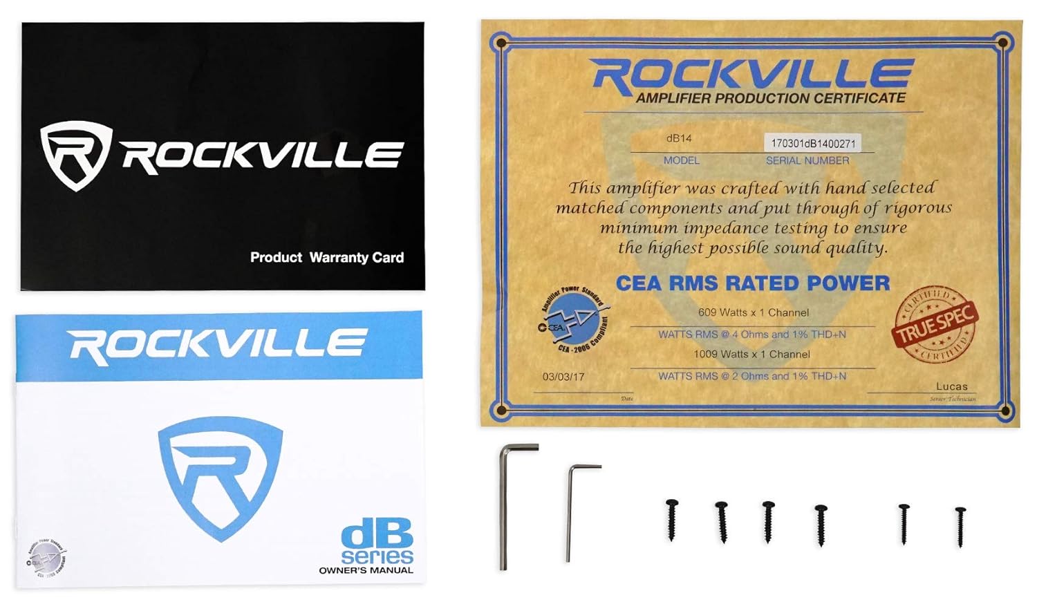 Rockville dB14 4000w Peak/1000w RMS Mono 2 Ohm Amplifier Car Audio Amp Bundle with Rockville RWK4CU 4 AWG Gauge 100% Copper Complete Amp Installation Wire Kit OFC - Image 6
